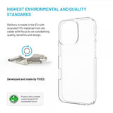 Fixed iPhone 16 Pro Cover ReStory Transparent