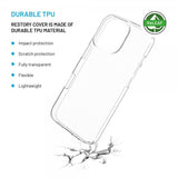 Fixed iPhone 16 Pro Cover ReStory Transparent