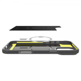 Spigen iPhone 16 Pro Cover Rugged Armor MagFit Grå
