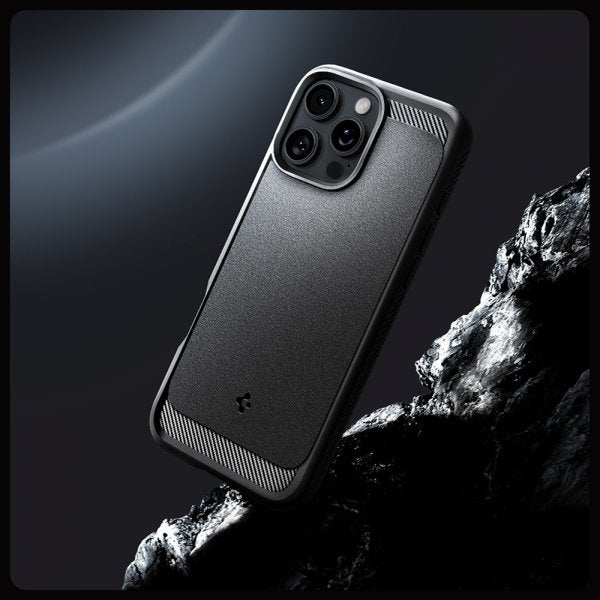 Spigen iPhone 16 Pro Cover Rugged Armor MagFit Mat Sort