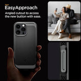 Spigen iPhone 16 Pro Cover Rugged Armor MagFit Mat Sort