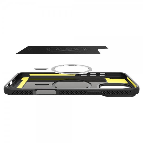 Spigen iPhone 16 Pro Cover Rugged Armor MagFit Mat Sort