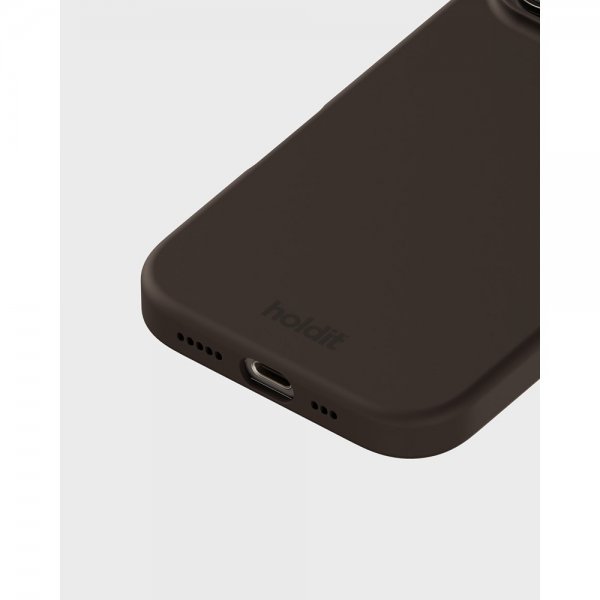 holdit iPhone 16 Pro Cover Silikone Chocolate