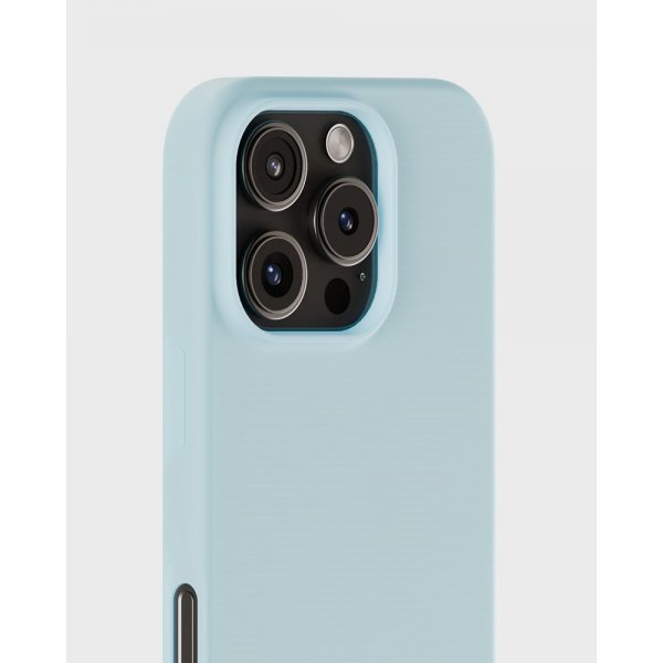 holdit iPhone 16 Pro Cover Silikone Mineral Blue
