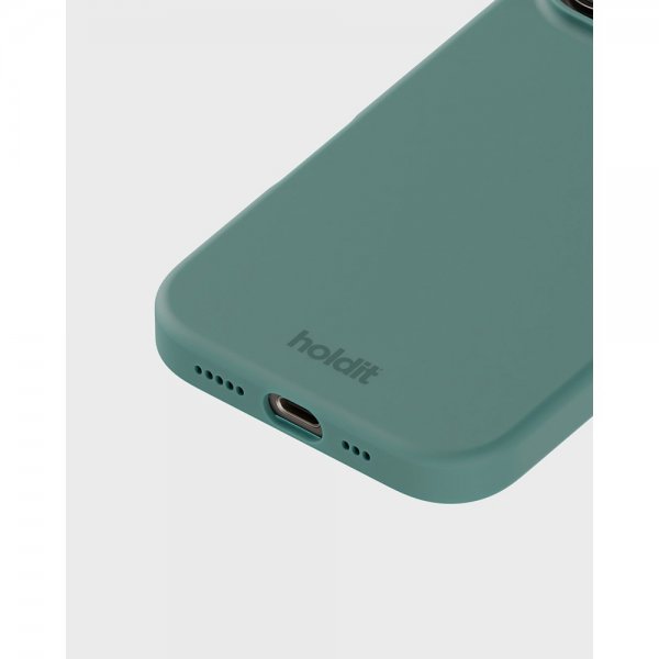 holdit iPhone 16 Pro Cover Silikone Moss Green