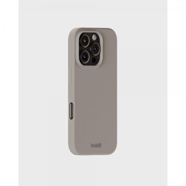 holdit iPhone 16 Pro Cover Silikone Taupe