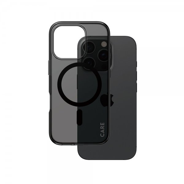 CARE by PanzerGlass iPhone 16 Pro Cover Smokey MagSafe Sort