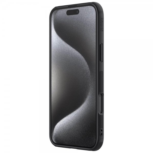 Nillkin iPhone 16 Pro Cover Super Frosted Shield Pro MagSafe Sort