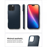 Spigen iPhone 16 Pro Cover Thin Fit MagFit Metal Slate