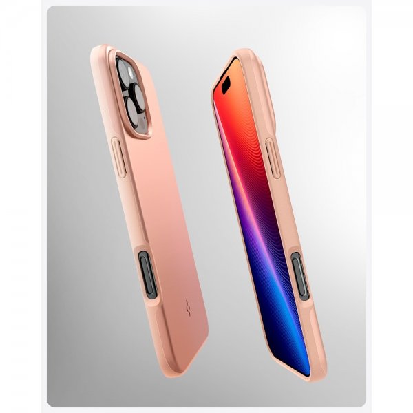 Spigen iPhone 16 Pro Cover Thin Fit MagFit Rose Titanium