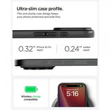 Spigen iPhone 16 Pro Cover Thin Fit MagFit Sort