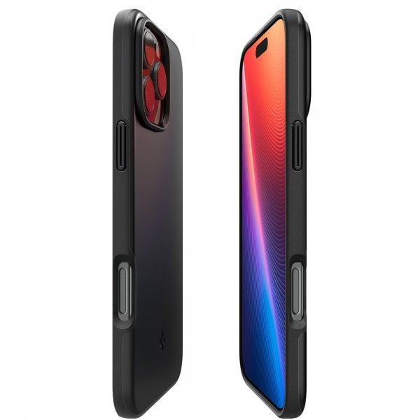 Spigen iPhone 16 Pro Cover Thin Fit MagFit Sort