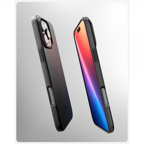Spigen iPhone 16 Pro Cover Thin Fit MagFit Sort