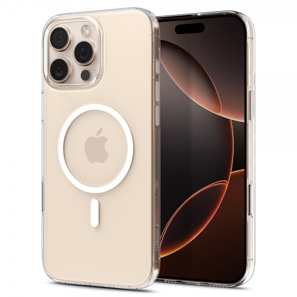 Spigen iPhone 16 Pro Cover Thin Fit T MagFit Clear White