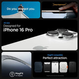 Spigen iPhone 16 Pro Cover Thin Fit T MagFit Clear White