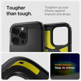 Spigen iPhone 16 Pro Cover Tough Armor MagFit Sort
