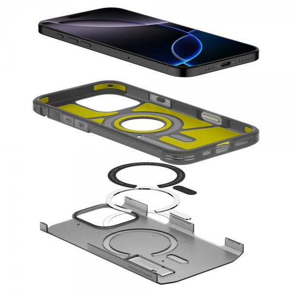 Spigen iPhone 16 Pro Cover Tough Armor T MagFit Frost Black