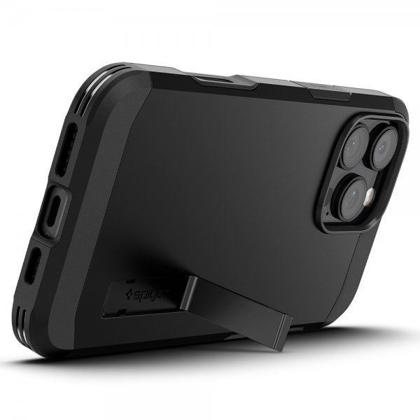 Spigen iPhone 16 Pro Cover Tough Armor T MagFit Sort
