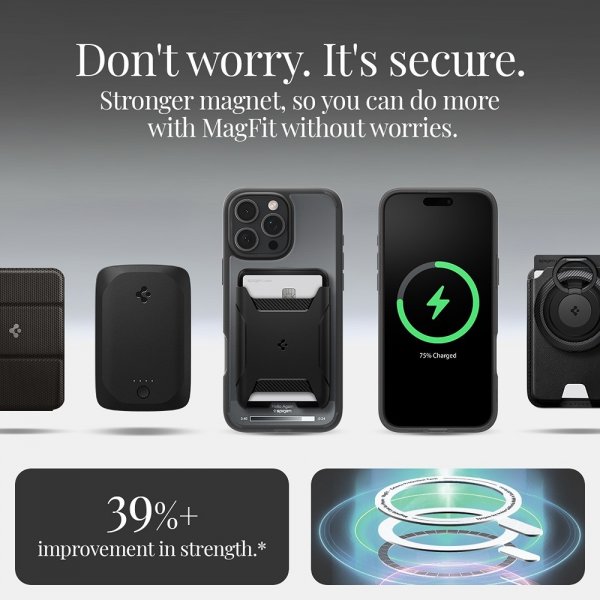 Spigen iPhone 16 Pro Cover Ultra Hybrid Classic MagFit Sort