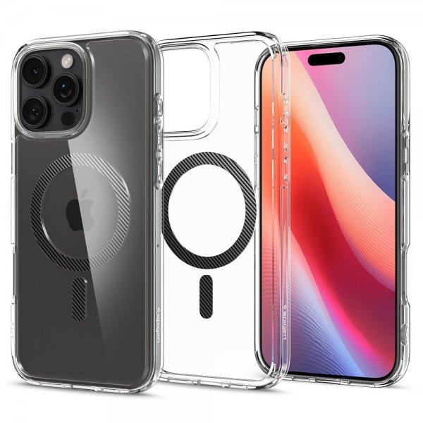Spigen iPhone 16 Pro Cover Ultra Hybrid MagFit Kulfiber