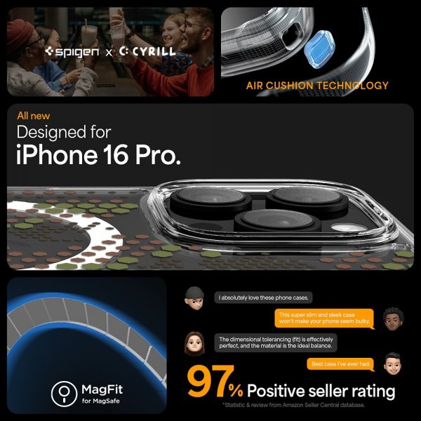 Spigen iPhone 16 Pro Cover Ultra Hybrid MagFit Digital Camo