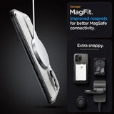 Spigen iPhone 16 Pro Cover Ultra Hybrid MagFit Frost Clear