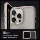 Spigen iPhone 16 Pro Cover Ultra Hybrid MagFit Frost Natural Titanium