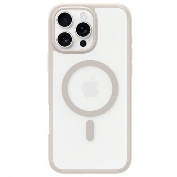 Spigen iPhone 16 Pro Cover Ultra Hybrid MagFit Frost Natural Titanium