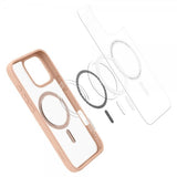 Spigen iPhone 16 Pro Cover Ultra Hybrid MagFit Frost Rose Titanium