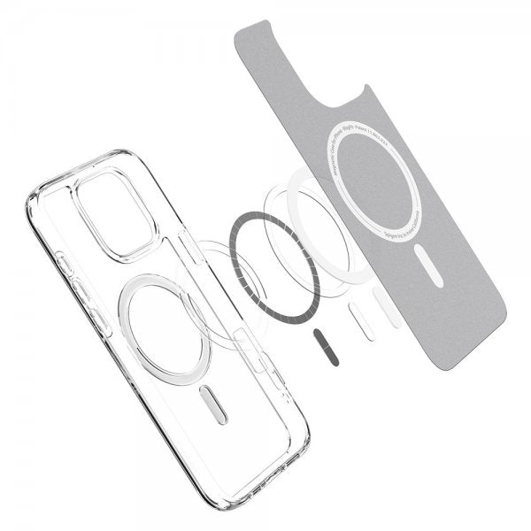 Spigen iPhone 16 Pro Cover Ultra Hybrid MagFit Hvid