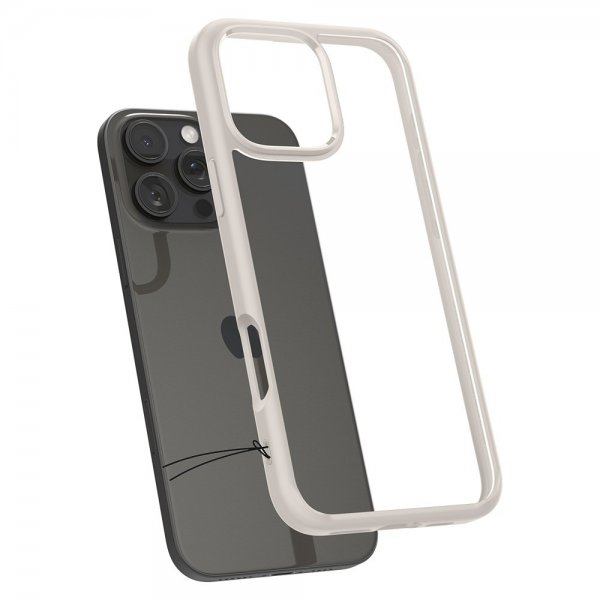 Spigen iPhone 16 Pro Cover Ultra Hybrid Natural Titanium