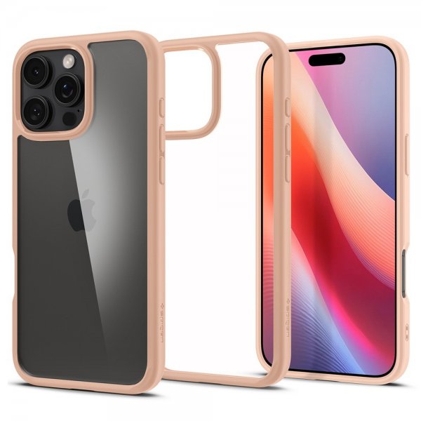 Spigen iPhone 16 Pro Cover Ultra Hybrid Rose Titanium