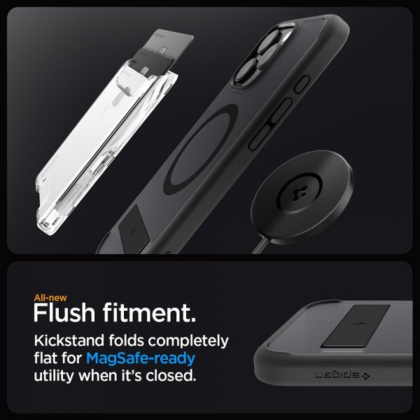 Spigen iPhone 16 Pro Cover Ultra Hybrid S MagFit Frost Black