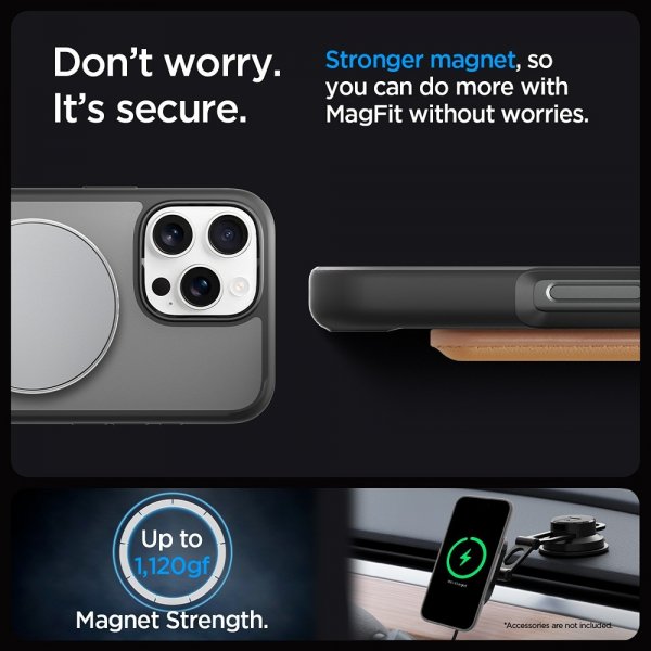 Spigen iPhone 16 Pro Cover Ultra Hybrid S MagFit Frost Black