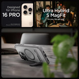 Spigen iPhone 16 Pro Cover Ultra Hybrid S MagFit Frost Gray