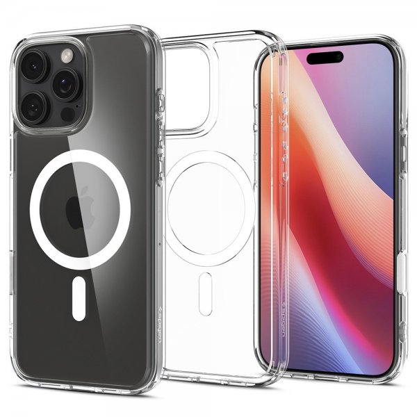 Spigen iPhone 16 Pro Cover Ultra Hybrid T MagFit Clear White