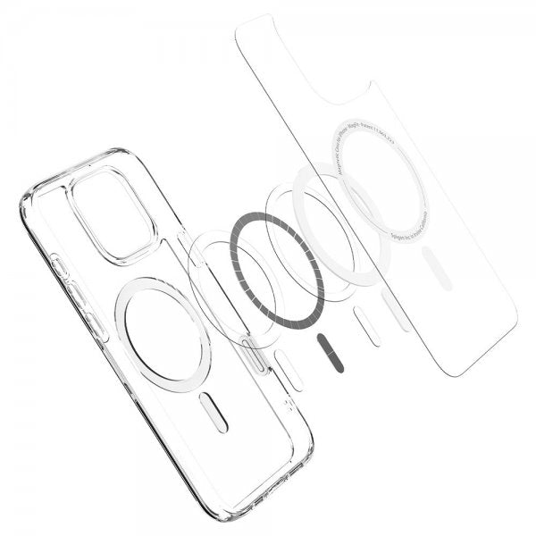 Spigen iPhone 16 Pro Cover Ultra Hybrid T MagFit Clear White