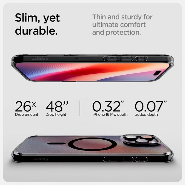 Spigen iPhone 16 Pro Cover Ultra Hybrid T MagFit Frost Black