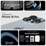 Spigen iPhone 16 Pro Cover Ultra Hybrid Zero One MagFit Natural Titanium
