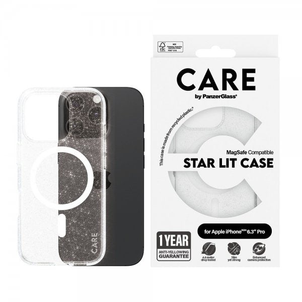 CARE by PanzerGlass iPhone 16 Pro Cover Urban Combat MagSafe Star Lit