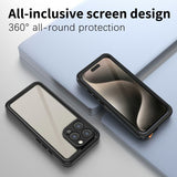 Redpepper iPhone 16 Pro Cover Vandtæt IP68 Sort