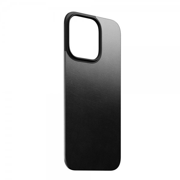 Nomad iPhone 16 Pro Skin Magnetic Leather Back Sort