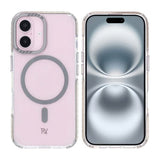Rvelon iPhone 16 Cover TPU MagSafe Grå