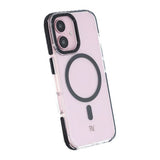 Rvelon iPhone 16 Cover TPU MagSafe Sort/Gennemsigtig