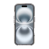 Rvelon iPhone 16 Cover TPU MagSafe Sort/Gennemsigtig