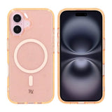Rvelon iPhone 16 Cover Glitter MagSafe Guld
