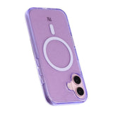 Rvelon iPhone 16 Cover Glitter MagSafe Lilla