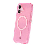 Rvelon iPhone 16 Cover Glitter MagSafe Rosa