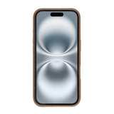 Rvelon iPhone 16 Cover Roterbart MagSafe Stativ Brun