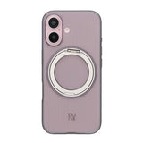 Rvelon iPhone 16 Cover Roterbar MagSafe Stativ Grå